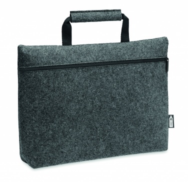 Logotrade corporate gift picture of: RPET felt zippered laptop bag