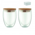 Set of 2 glasses 350 ml in box, Transparent