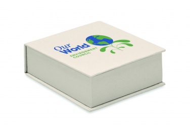 Logo trade promotional giveaways picture of: Recycled milk carton memo pad