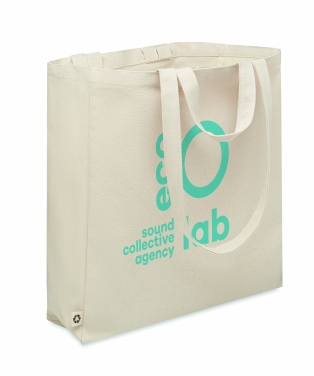 Logo trade promotional giveaways picture of: Recycled cotton shopping bag