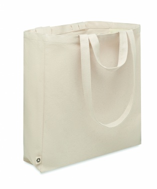 Logo trade promotional products image of: Recycled cotton shopping bag