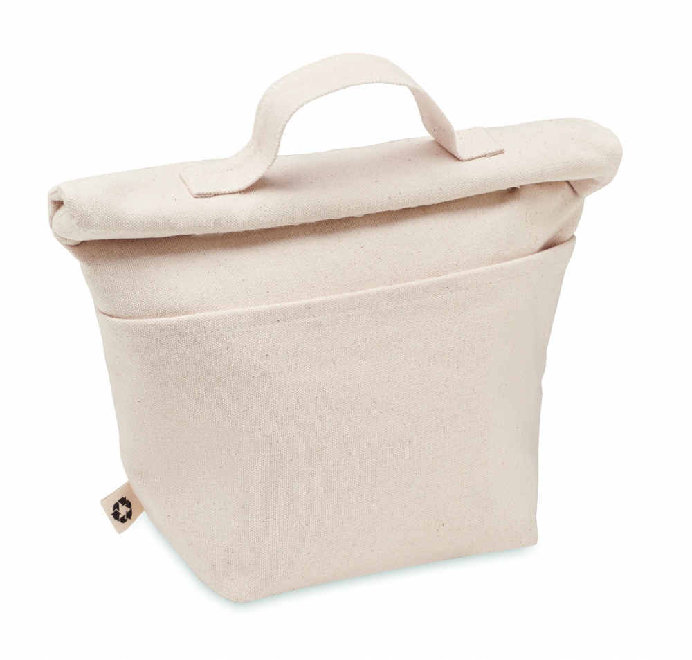 Logo trade promotional products image of: Recycled cotton cooler bag