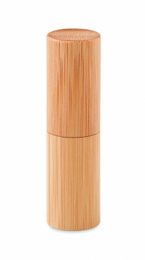 Logotrade promotional giveaways photo of: Lip balm in bamboo tube box