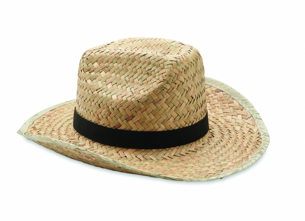 Logotrade advertising product image of: Natural straw cowboy hat