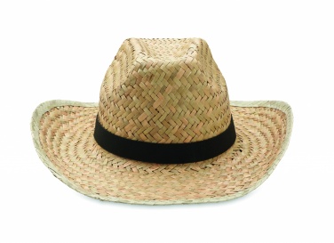 Logo trade promotional merchandise photo of: Natural straw cowboy hat