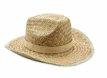 Logo trade promotional item photo of: Natural straw cowboy hat