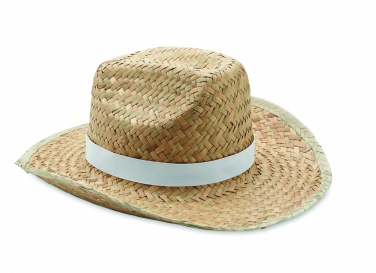 Logo trade promotional merchandise picture of: Natural straw cowboy hat