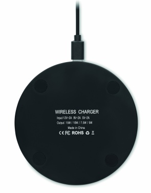 Logotrade advertising product picture of: Glass wireless 10W charger