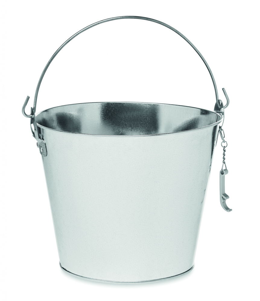 Logo trade promotional items picture of: Metal beer bucket 4L