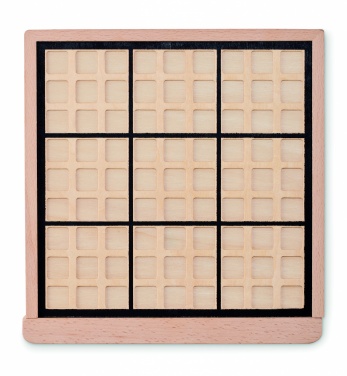 Logo trade business gifts image of: Wooden sudoku board game