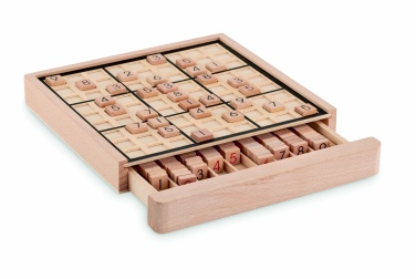 Logo trade advertising product photo of: Wooden sudoku board game