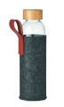 Glass bottle 500 ml, Stone Grey