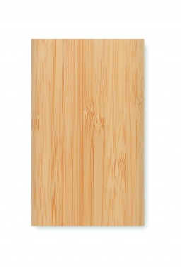 Logo trade corporate gifts picture of: 4000 mAh Bamboo power bank