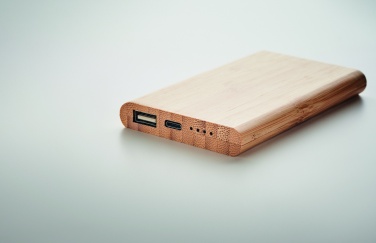 Logotrade promotional gifts photo of: 4000 mAh Bamboo power bank