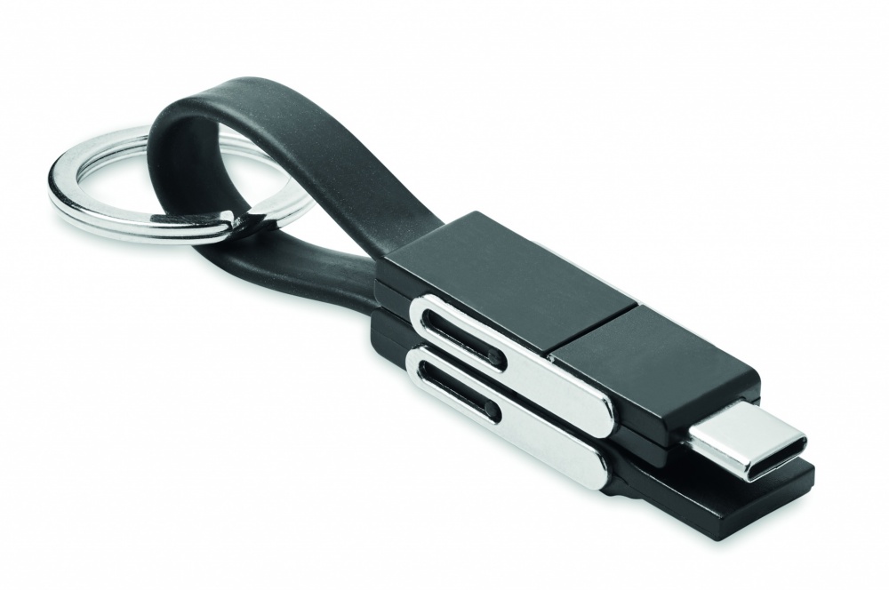 Logotrade promotional product picture of: keying with 4 in 1 cable