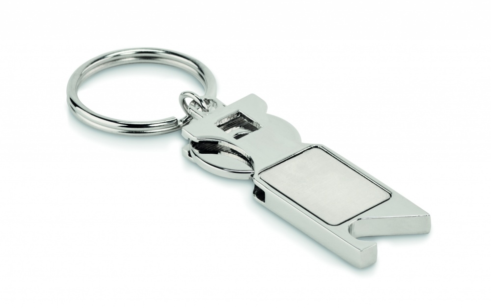 Logotrade advertising products photo of: Euro Token key ring Porvoo