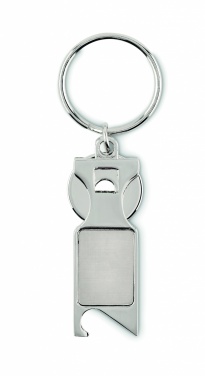 Logo trade corporate gifts image of: Euro Token key ring Porvoo