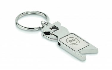 Logotrade promotional gifts photo of: Euro Token key ring Porvoo