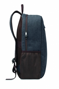 Logo trade promotional gifts image of: Laptop backpack in canvas