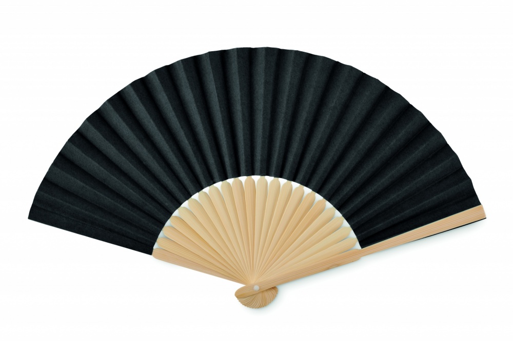 Logo trade promotional giveaways picture of: Manual hand fan