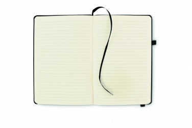 Logo trade promotional merchandise image of: Recycled Leather A5 notebook