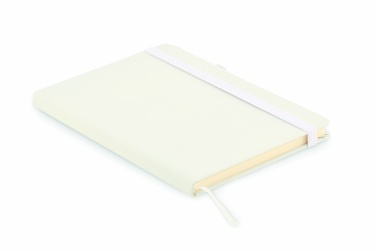 Logo trade promotional merchandise picture of: Recycled Leather A5 notebook