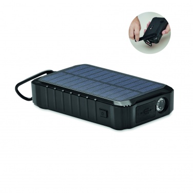 Logo trade promotional giveaways image of: 8000 mAh solar dynamo charger