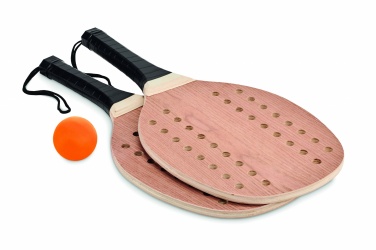 Logo trade promotional giveaway photo of: Rosewood beach tennis set