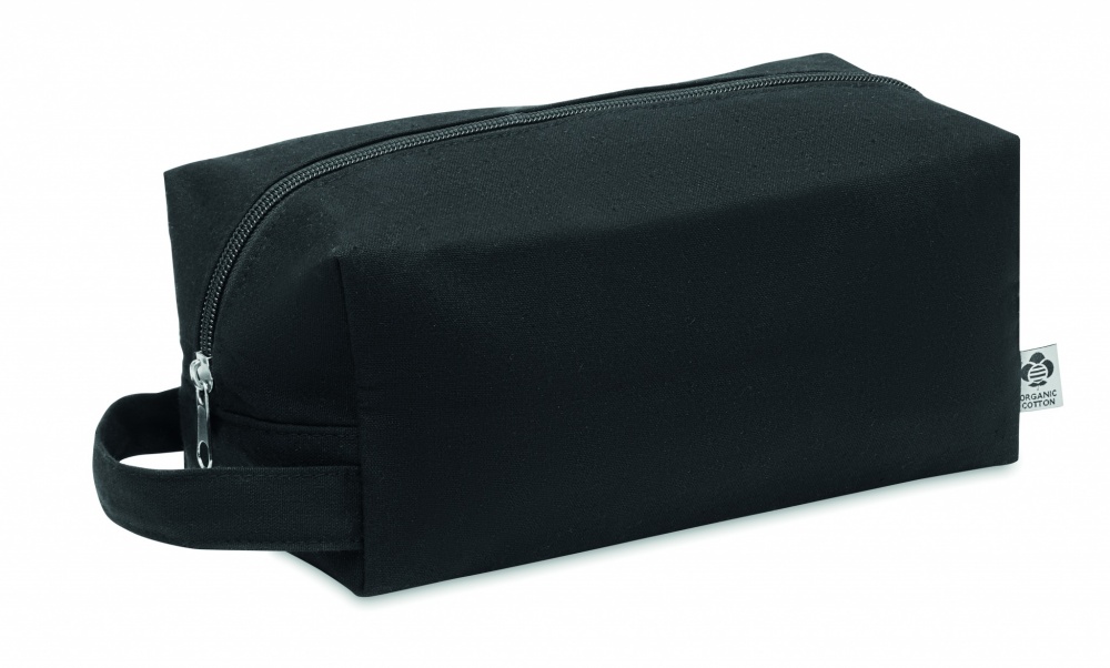 Logotrade promotional items photo of: Canvas cosmetic bag 220 gr/m²