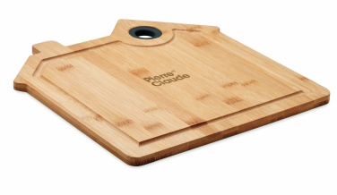 Logo trade promotional item photo of: Bamboo house cutting board