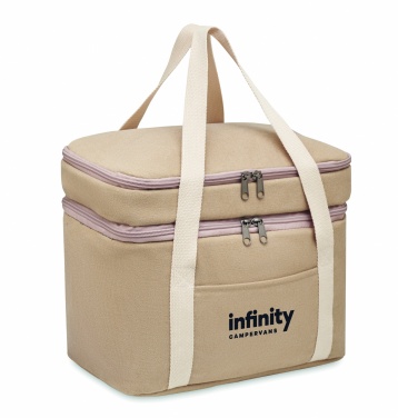 Logotrade corporate gift image of: Cooler bag canvas 320 gr/m²