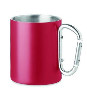 Logo trade advertising products image of: Double wall metal mug 300 ml