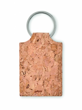 Logotrade promotional items photo of: Rectangular cork key ring Imatra