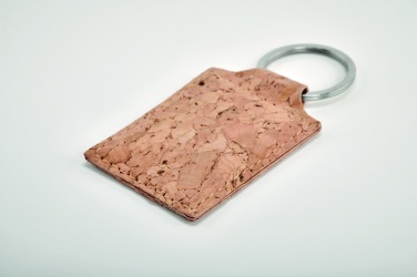 Logotrade promotional items photo of: Rectangular cork key ring Imatra