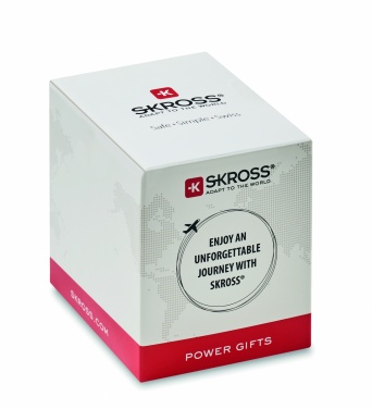 Logo trade promotional item photo of: Skross World to Europe USB 12W