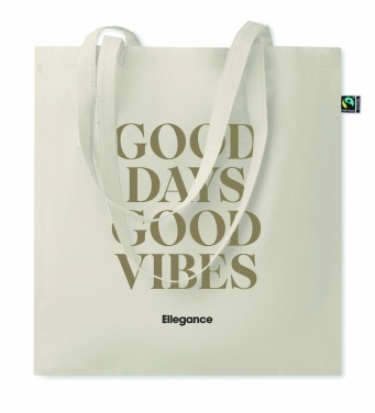 Logo trade promotional giveaways image of: Shopping bag Fairtrade