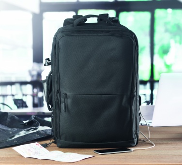 Logotrade promotional item picture of: Backpack 600D RPET