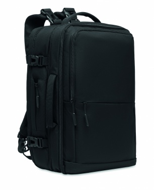 Logo trade promotional giveaways image of: Backpack 600D RPET