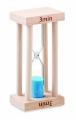 Wooden sand timer 3 minutes, Wood