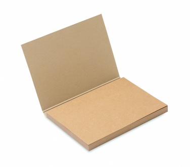 Logo trade advertising product photo of: Recycled paper memo block