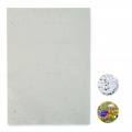 A4 wildflower seed paper sheet, White