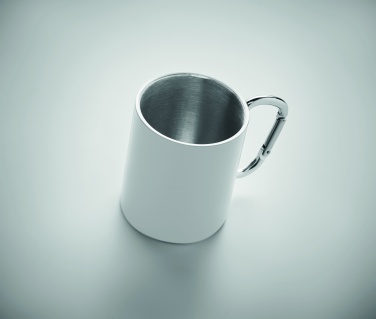 Logotrade promotional gift picture of: Metal mug and carabiner handle