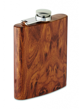 Logo trade advertising products image of: Slim hip flask 190 ml