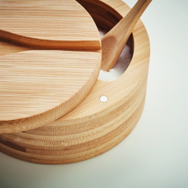 Logotrade promotional giveaway image of: Salt and pepper bamboo box