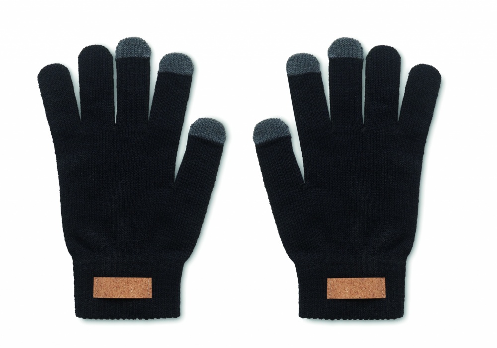 Logo trade promotional items image of: RPET tactile gloves