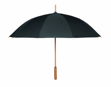 Logo trade promotional gifts image of: 23,5 inch RPET/bamboo umbrella