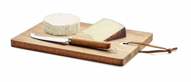 Logotrade promotional product picture of: Acacia wood cheese board set Hannover