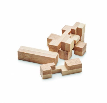 Logotrade promotional merchandise image of: Bamboo brain teaser puzzle