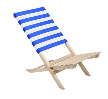 Logotrade promotional giveaway image of: Foldable wooden beach chair