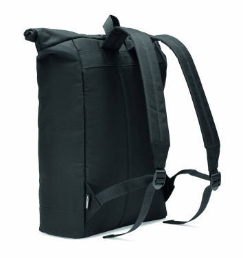 Logo trade promotional items picture of: 600D RPET rolltop backpack